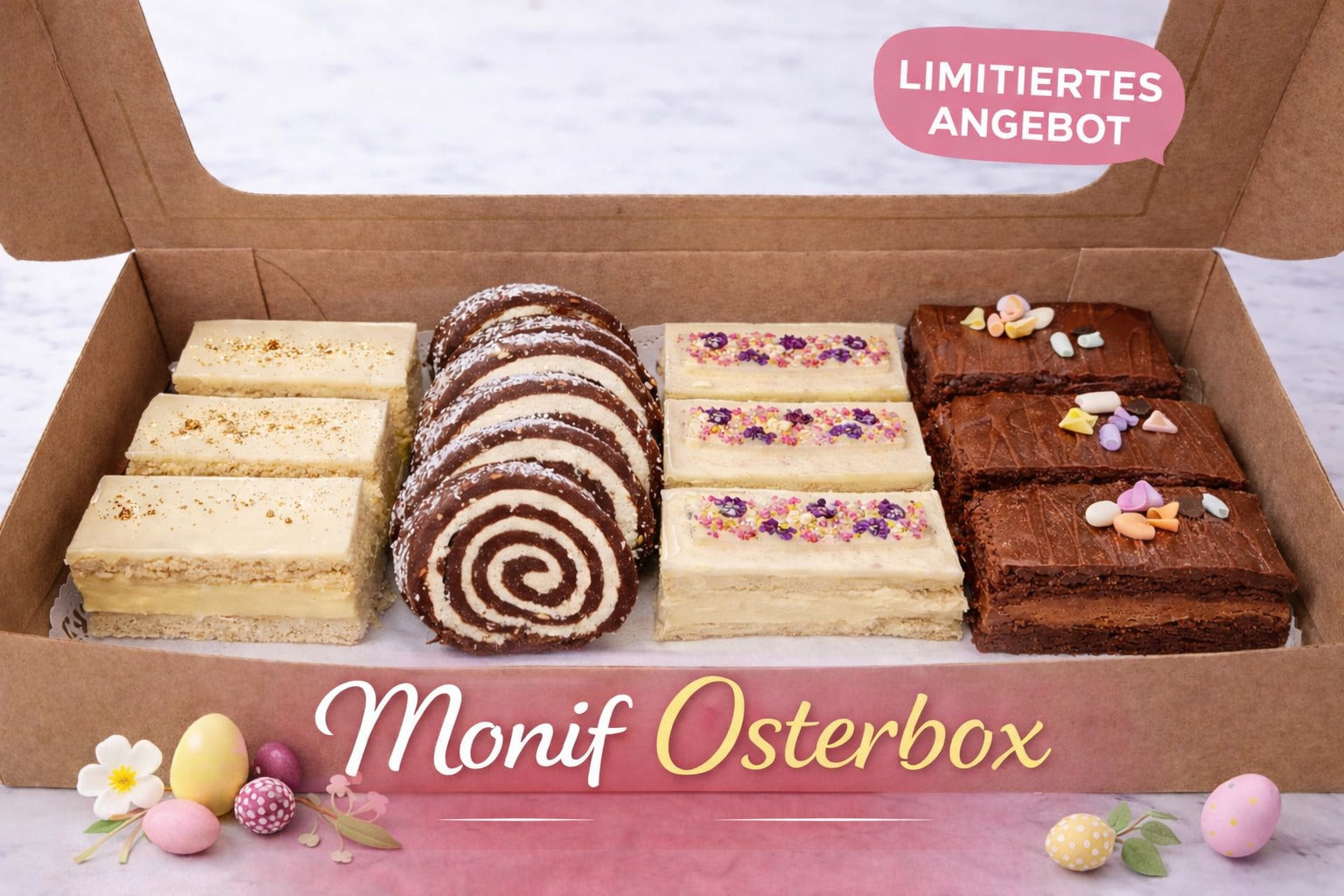 Monif Oster Box – Handgemachte Süßspeisen Auswahl (1000g)